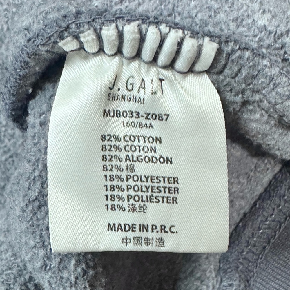 John Galt Brandy Melville Los Angeles Sweatshirt Vintage Blue - Picture 9 of 12